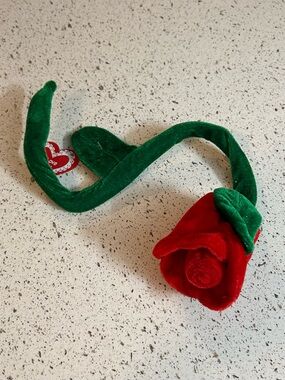 Valentine’s Day Bendable Red Rose